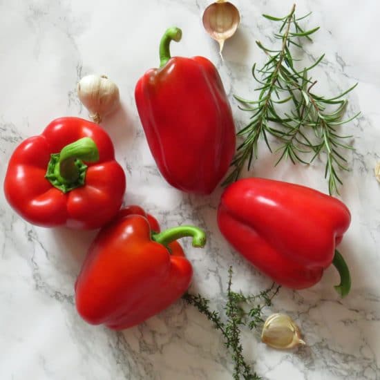 Eingelegter gegrillter Paprika - genussfreudig