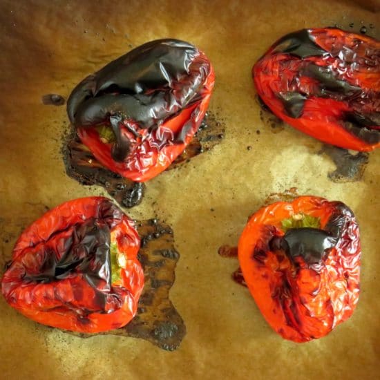 Eingelegter gegrillter Paprika - genussfreudig