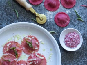 Rote-Rüben-Ravioli