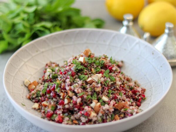 Marokkanischer Quinoa Salat - genussfreudig Marokkanischer Quinoa Salat - genussfreudig