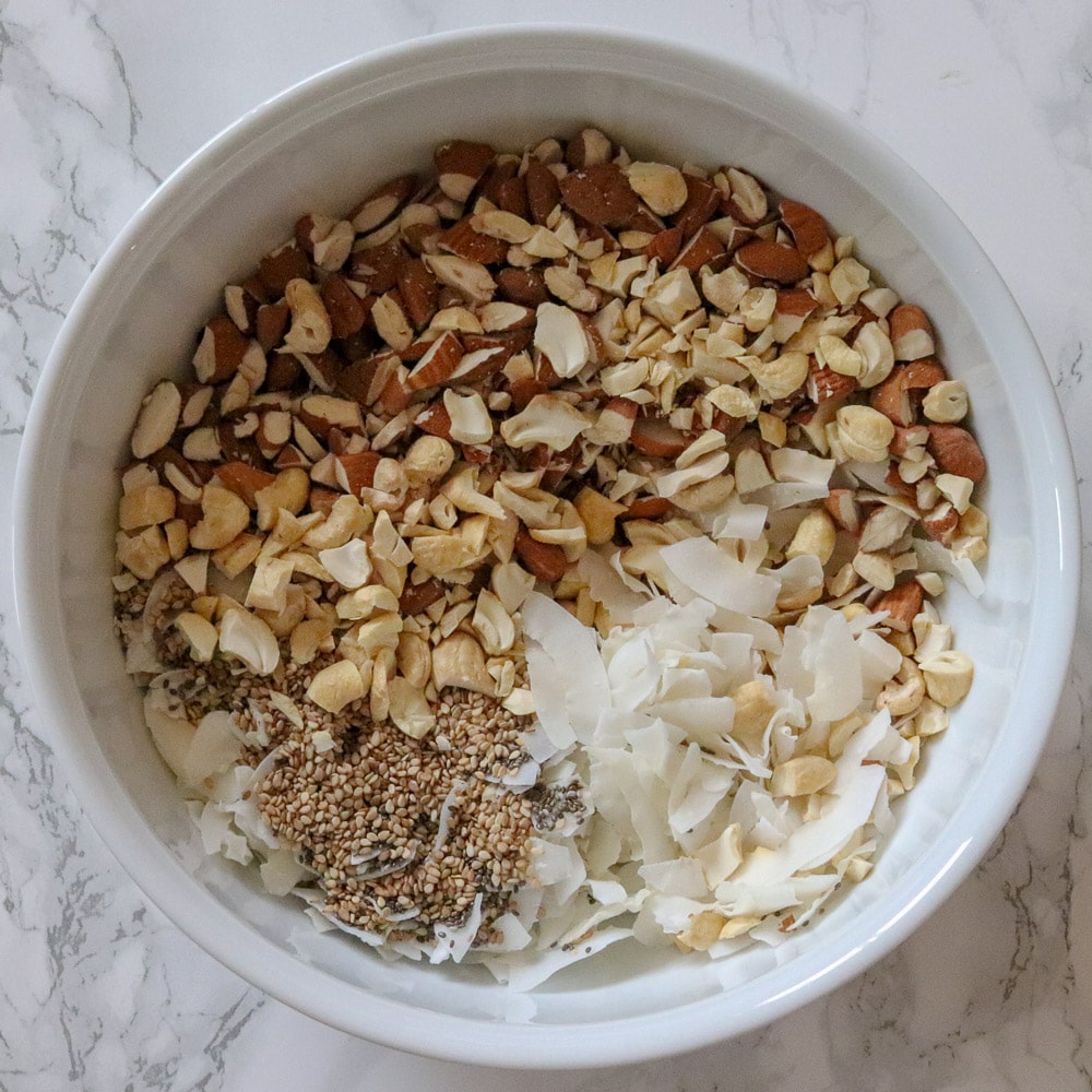 Schoko-Kokos-Granola - Selbstgemachtes Knuspermüsli - genussfreudig